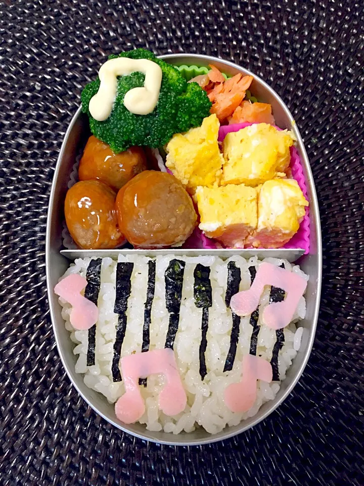 Snapdishの料理写真:7/6 ピアノ弁当♡|たまちゃんさん