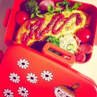 Snapdishの料理写真:オムライス お弁当|のんさん