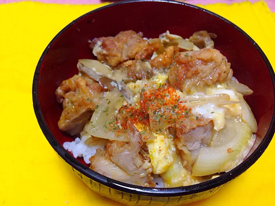 智流、から揚げ丼(*^o^*)|智さん