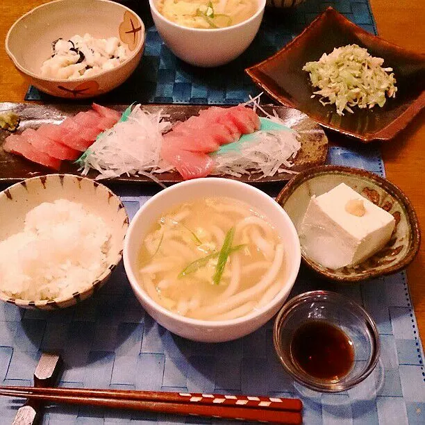 Snapdishの料理写真:7/5、お酒抜きのあっさりな夕飯|Reikoさん