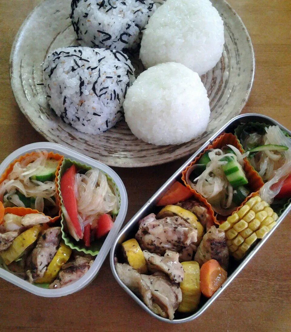 Snapdishの料理写真:旦那さまのお弁当 2015.07.06|Calicafe takaさん