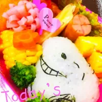 Snapdishの料理写真:今月のお弁当¨̮♡︎|ゆーちゃんさん