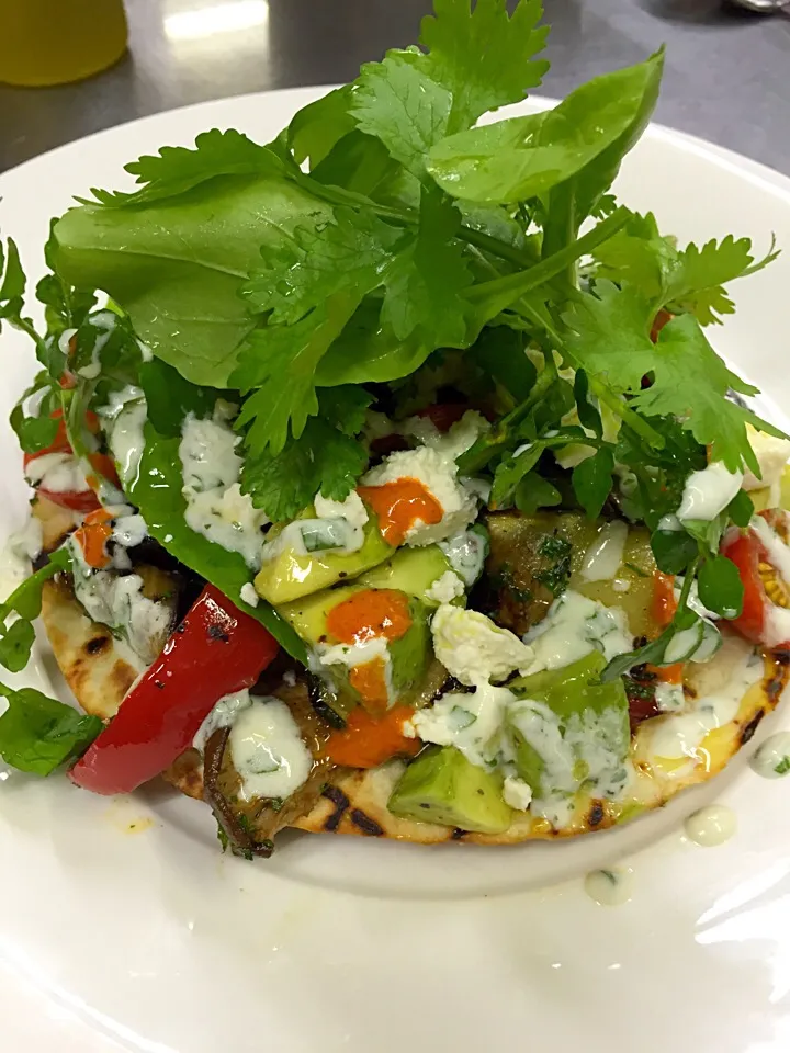 Grilled vegetable tostada|Michael Kohlさん