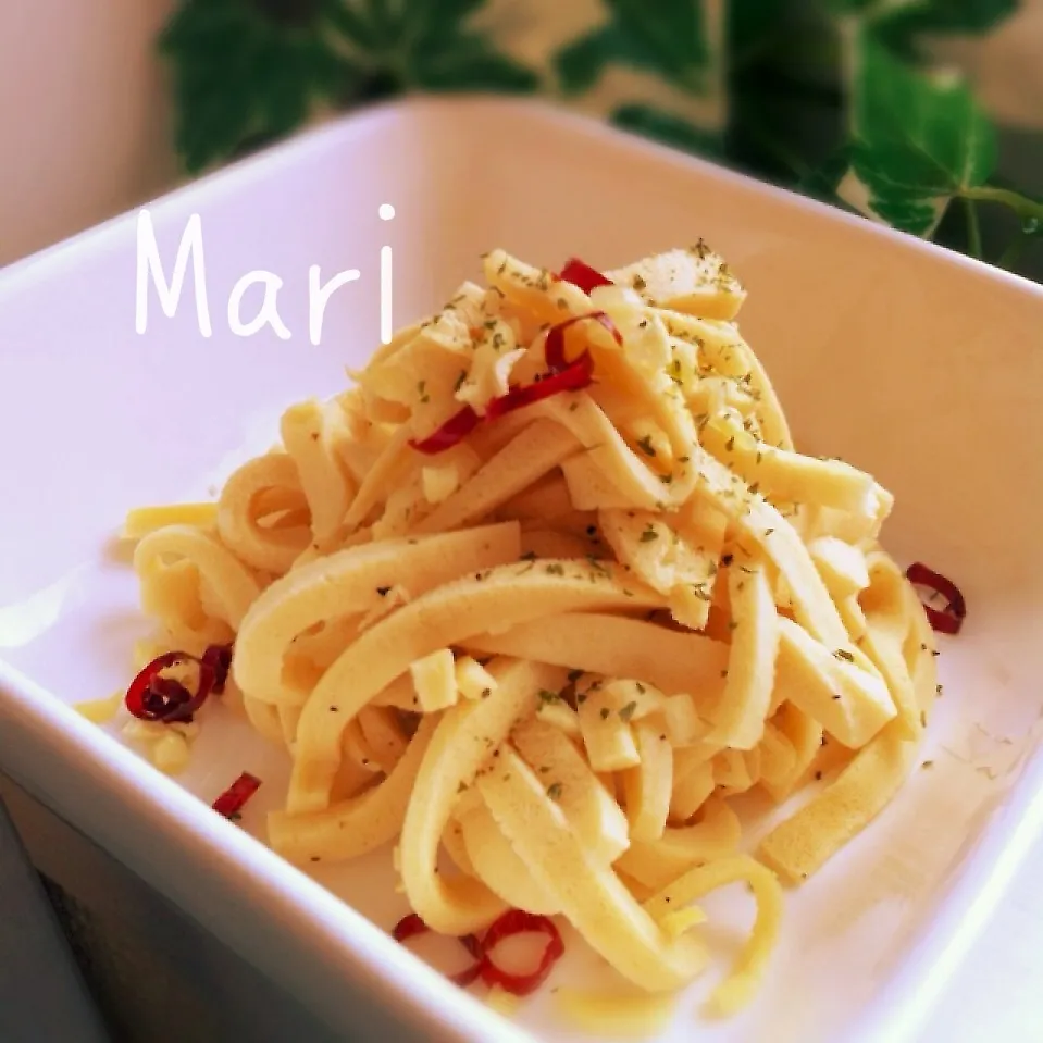 高野豆腐のイタリアン💗創作ペペロンチーノ|Mariさん