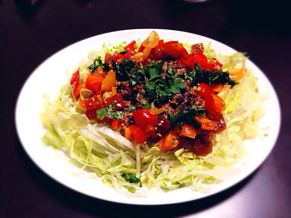 Okinawa taco rice|Vanessa Hasebeさん