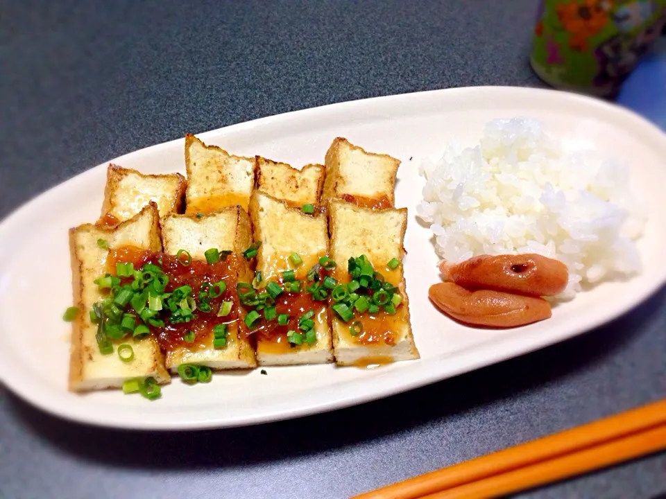 厚揚げ おかか味噌|彩花くんさん