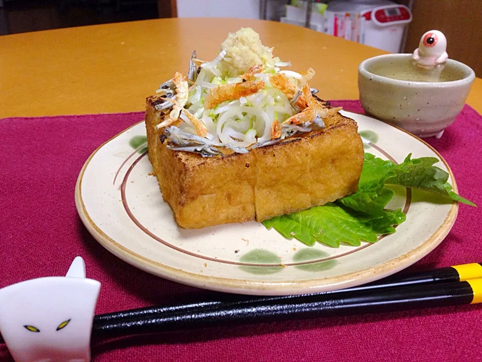 焼き厚揚げ!  (^-^)|Kei Satoさん