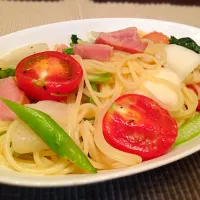 Snapdishの料理写真:夏野菜のパスタ|ueskiさん