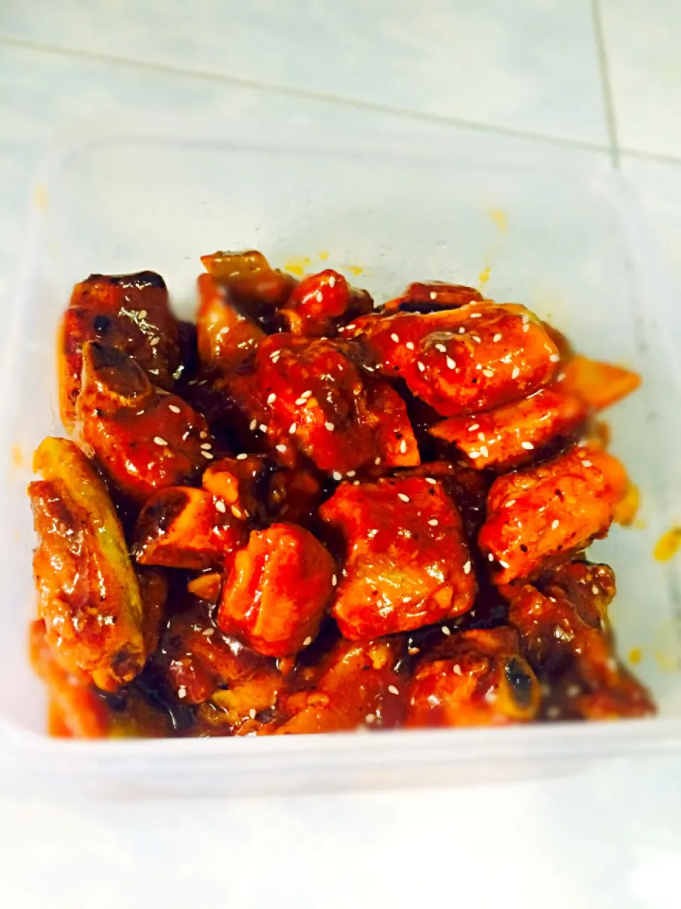 ซี่โครงหมูอบน้ำผึ้ง Pork Ribs with Honey|Namtan Dararatさん