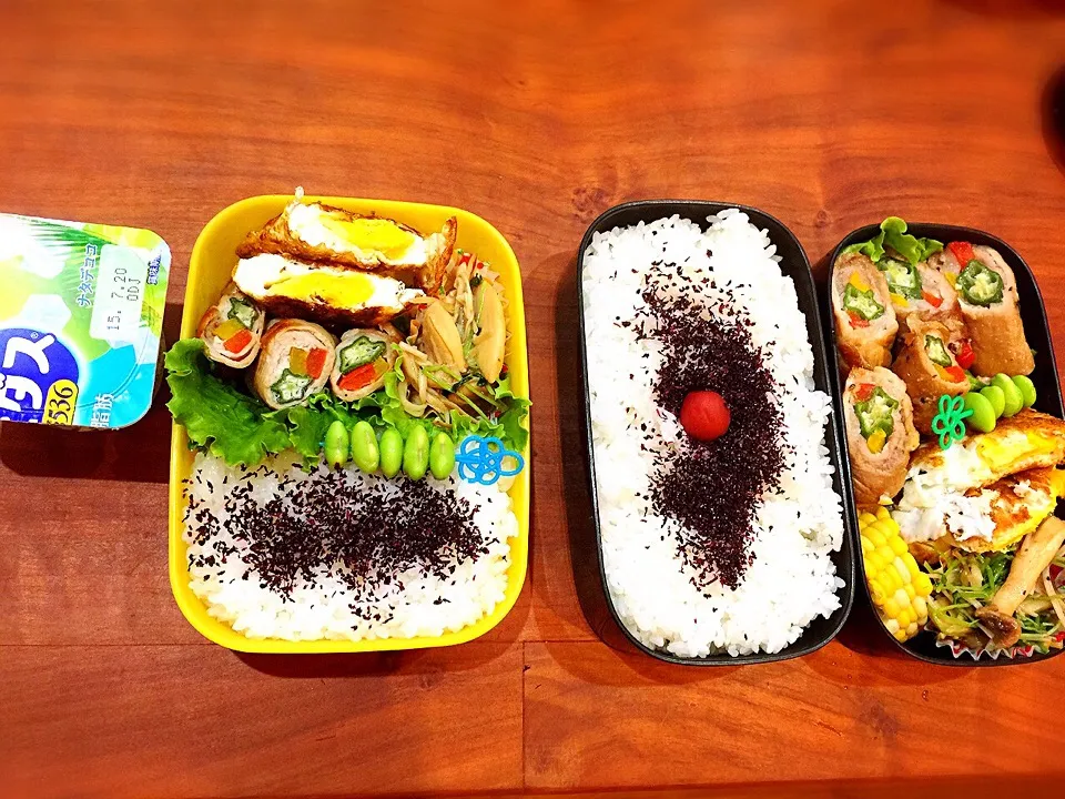 今日のお弁当꒰⑅•ᴗ•⑅꒱ほぼ昨日の残り物(((;°▽°))|mmmさん