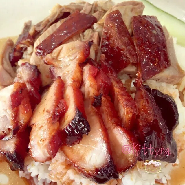 🐷Char Seiw(Roast pork)&Roast Duck 🐤🍛|🎀Kittyna🌸さん