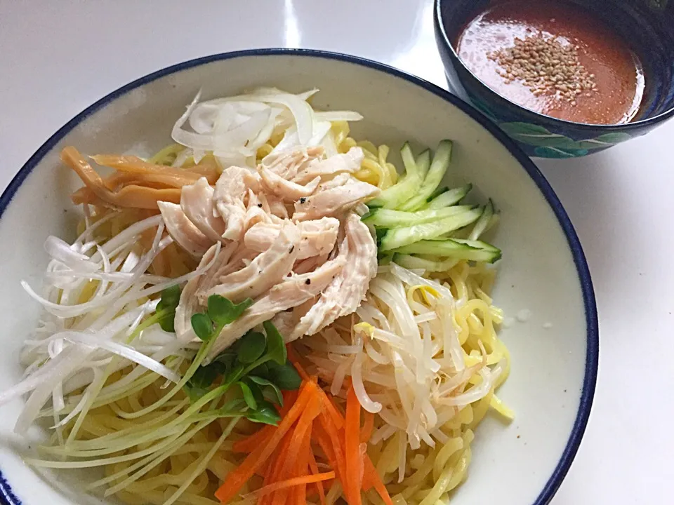 冷やし中華つけ麺|まりとんさん