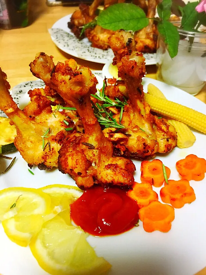 Fried Chicken in rosemary and garlic flavor|Laarni Nabongさん