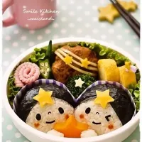 Mai*Maiさんのキャラ弁＊七夕に♪織姫さまと彦星さまのお弁当 #楽天レシピ