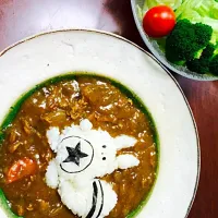 Snapdishの料理写真:星たぬきカレー|ゆきちさん