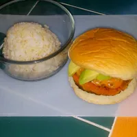 Sweet potatoe burger, with brown rice|Monica ItsMoni Crawfordさん