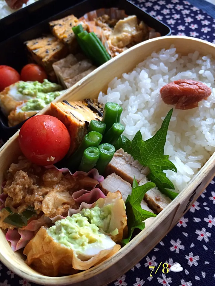 Snapdishの料理写真:今日のおべんと〜♪ 150708|Eririn   😋さん