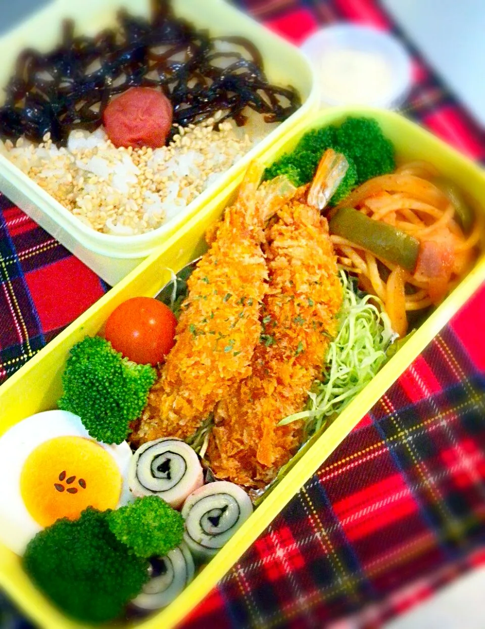 エビフライ弁当～タルタル付～|こもず♪さん