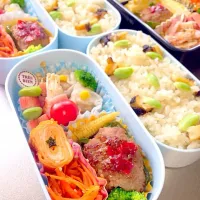 7/8双子👯サザエさん弁当