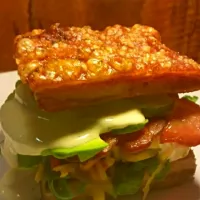 pork rind sandwich