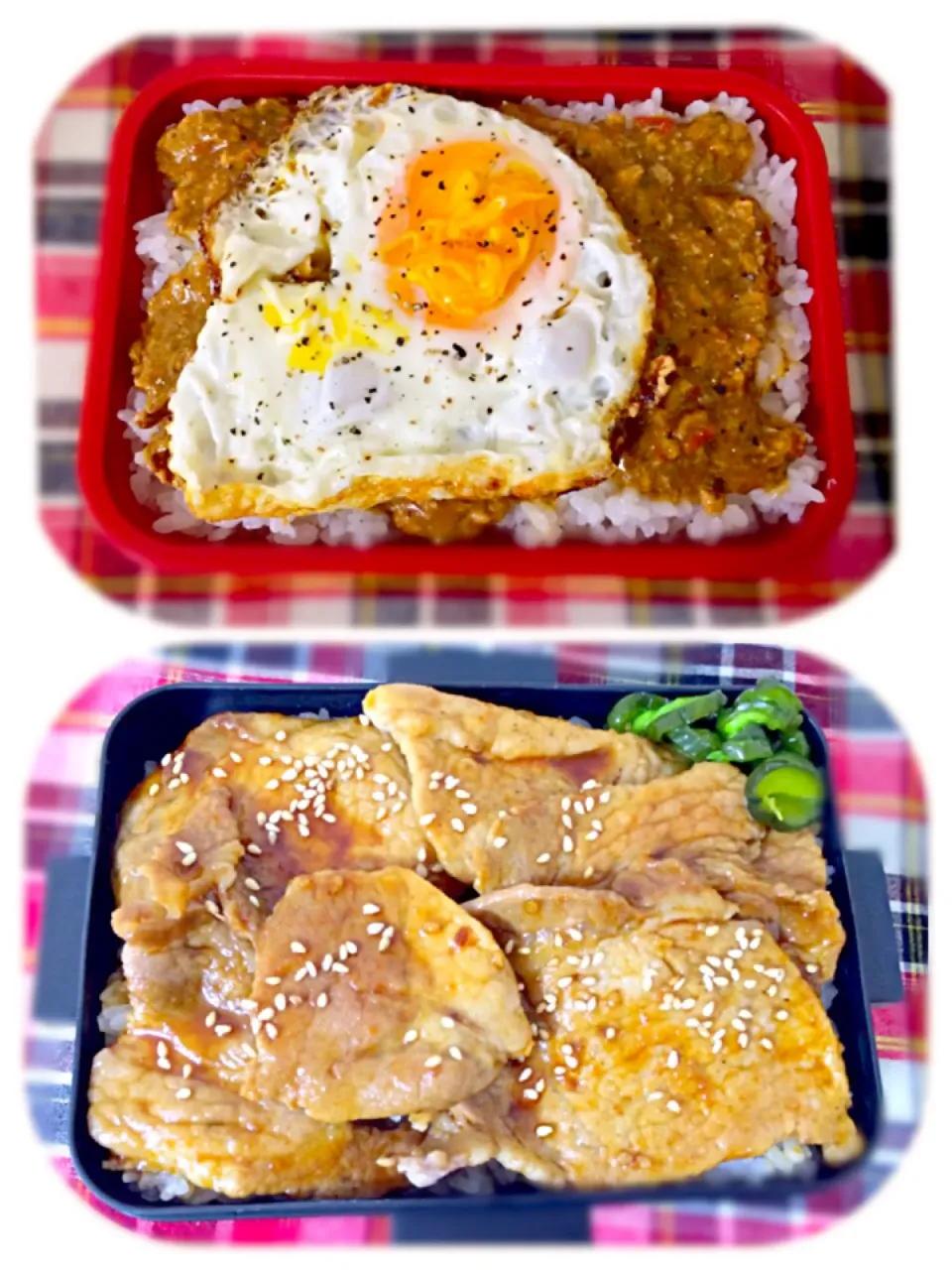 ガパオ弁当と焼肉弁当❁|つんさん