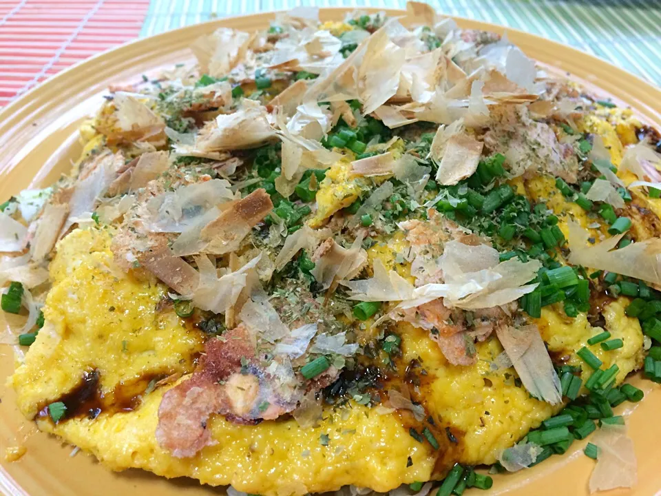 まいりさんの料理 イカの姿フライ🍀トロトロ目玉焼き🍳のせ|佐野未起さん