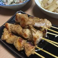 暑くなってきた夜に、焼き鳥〜！|こはさん