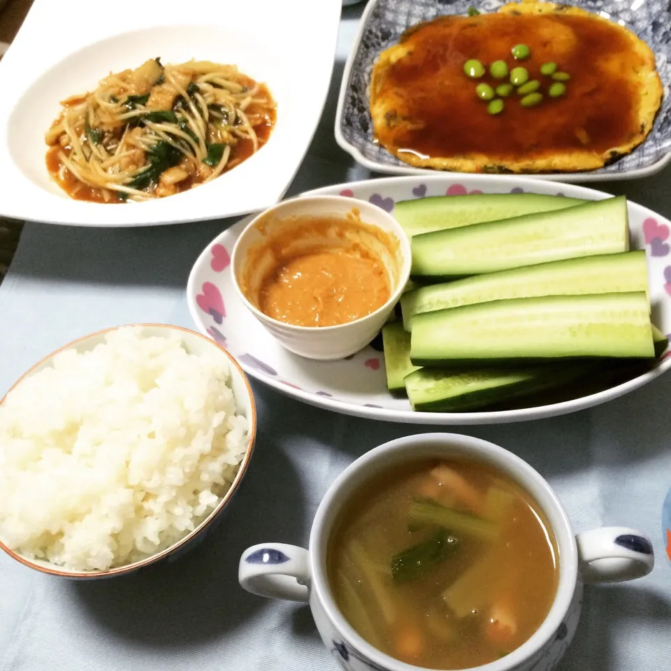 今日の夜ご飯(人´ｴ`*)♡中華！|ちゃきさん