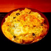 今日のまかない♪わかめ入り親子丼