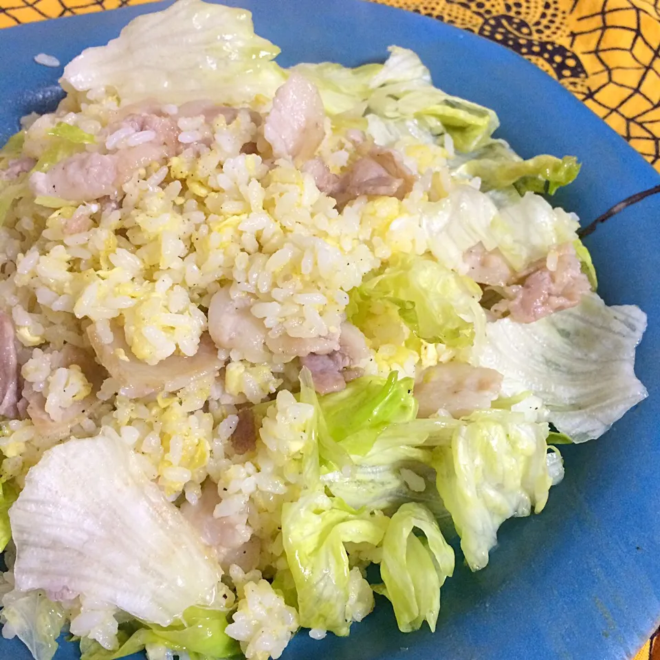 おうちごはん ごはん食べる、チャーハン食べたいって連絡きてから大至急作ったチャーハン|SACHIYO TAKEDAさん