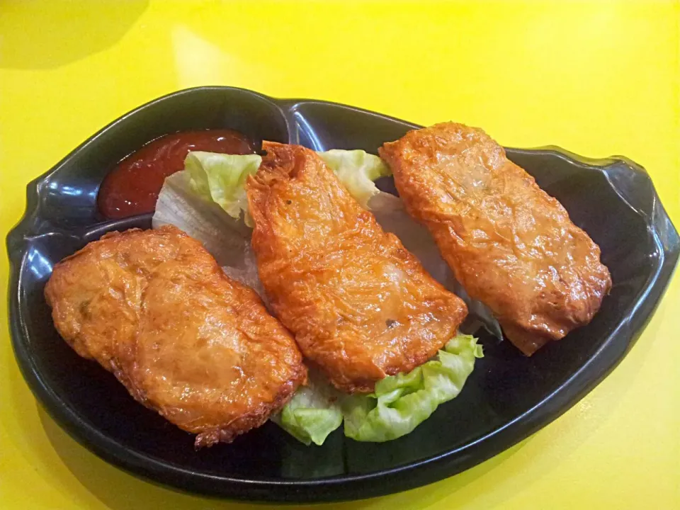 Fish Cake with Tofu Skin Wrap|FooDin'sさん