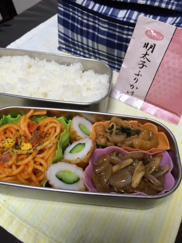 Snapdishの料理写真:2015.7.9☆旦那さん弁当|ちゃきさん