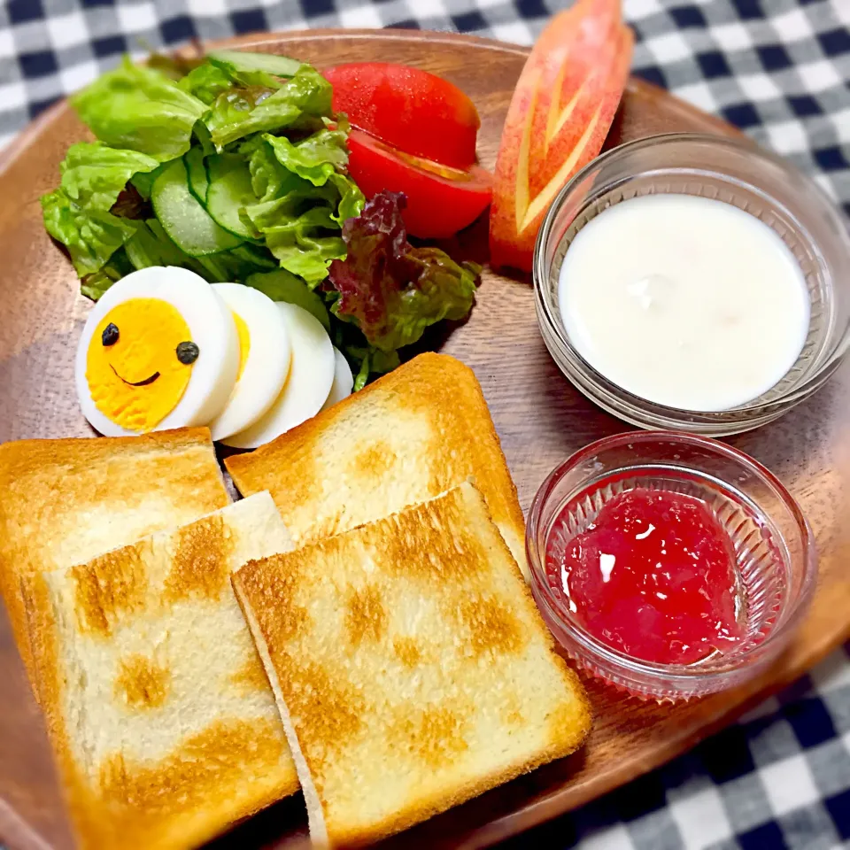 息子の朝食|キナリさん