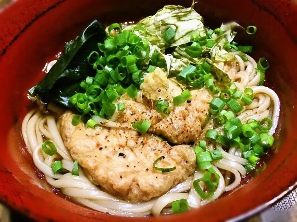 Snapdishの料理写真:有り合わせ細うどん|hisoka7さん