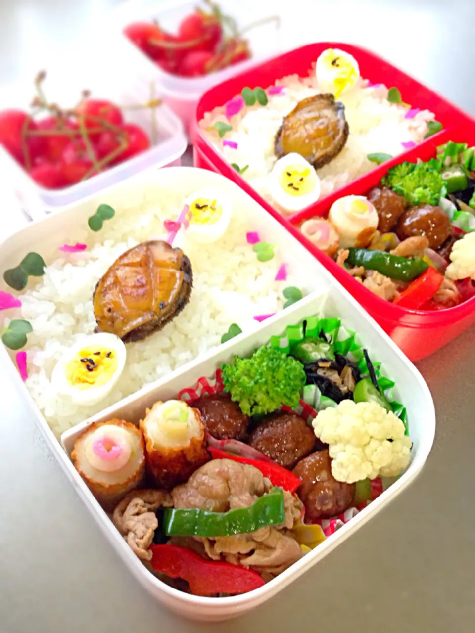 7/9双子👯トコブシ弁当|ミカさん