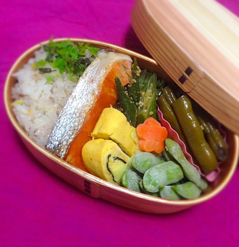 7/9きょうのわっぱ弁当|ネコのかりかりさん