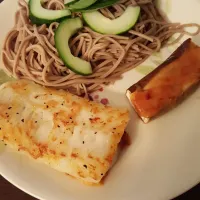 Snapdishの料理写真:Part 2: Seared Cod and Miso-Roasted Japanese Eggplant #blueapron|PhantomThiefRecipesさん