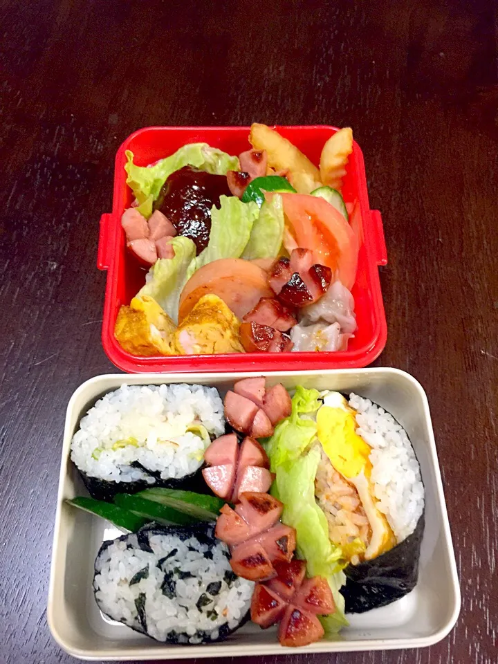 Snapdishの料理写真:おにぎらずお弁当|るいさん