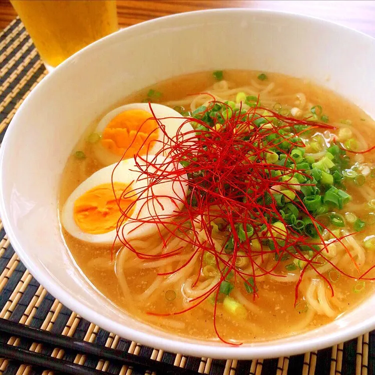 麺屋 はなび の塩ラーメン(生ラーメン)|tsurusakiさん