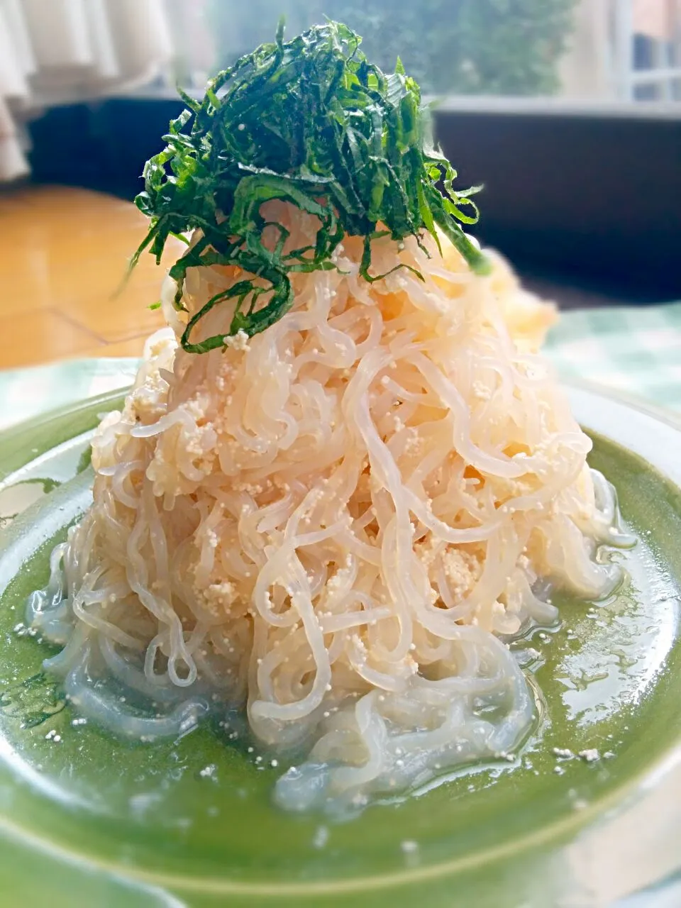 Snapdishの料理写真:桜央里さんのお料理*
　白滝のたらこクリームパスタ風🍝|ことり*さん