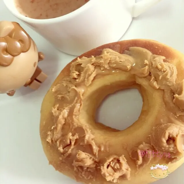 ✌🏻️DIY Peanut Butter Donuts 🍩|🎀Kittyna🌸さん