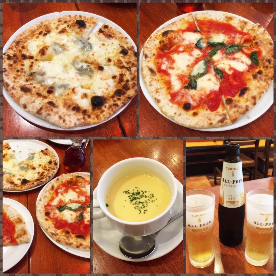 Snapdishの料理写真:”ピッツェリア1830''で友人とpizzaランチ❤︎三井アウトレット南大沢|Makinsさん