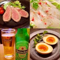 Snapdishの料理写真:イチボのローストビーフ美味しくて飲み込むのが勿体無いww|akiraさん