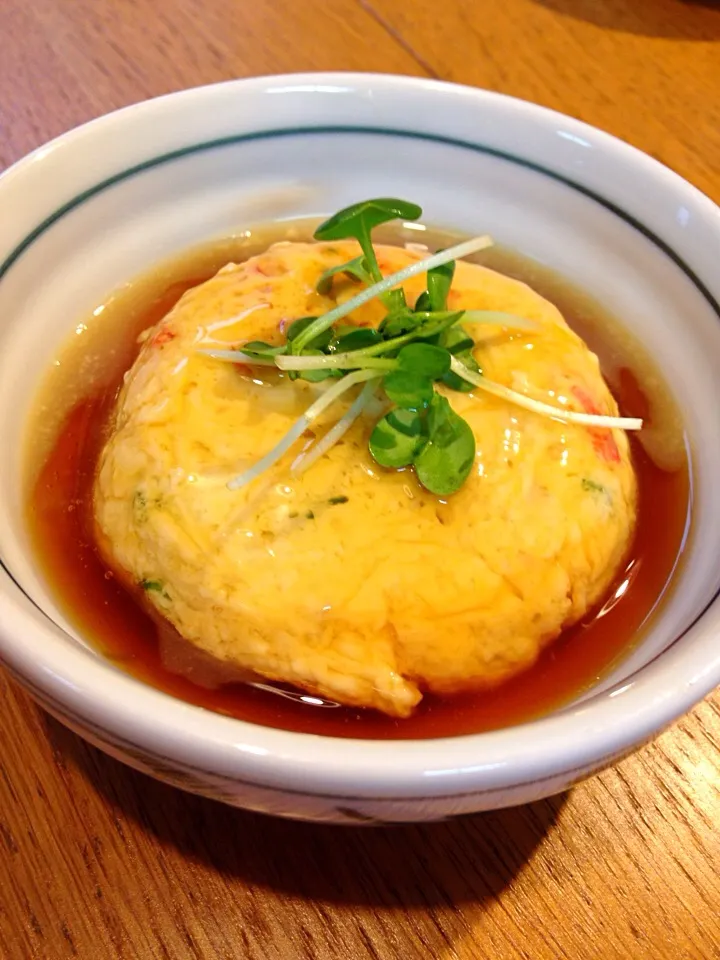 ふわふわ  レンジで豆腐玉子甘酢あん|まつださんさん