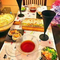 Snapdishの料理写真:夏の半夏生♡素麺ディナー♡|ミントライムさん