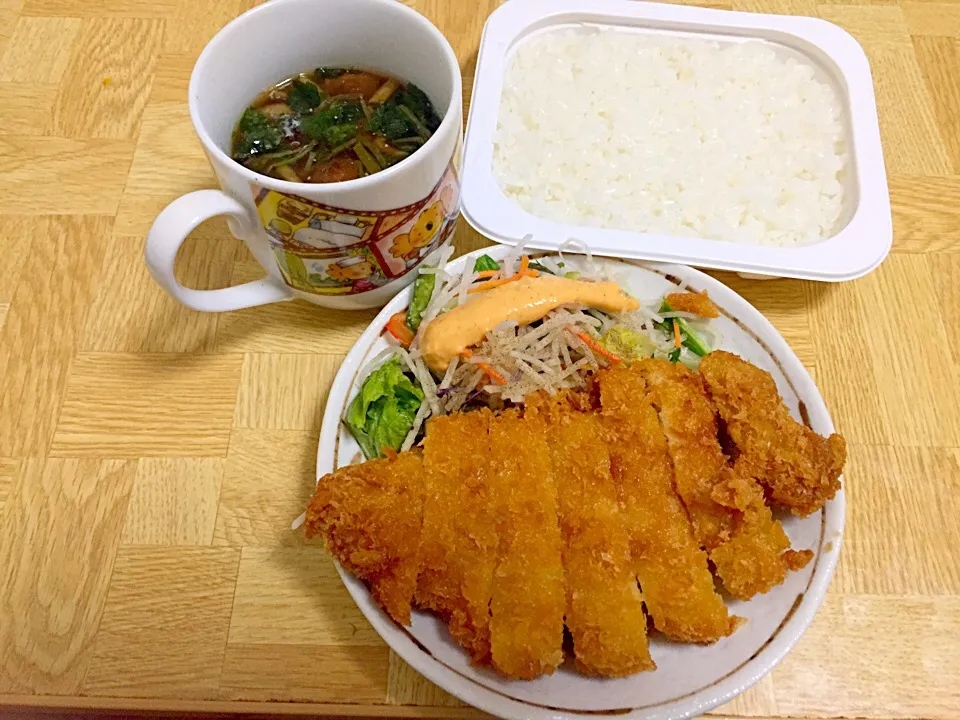 シルキーポークカツのカイミソース添え定食|Tarou  Masayukiさん