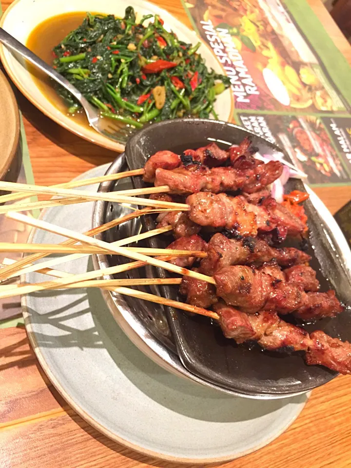 Lamb Satay and Kangkung Belacan|Meliaさん