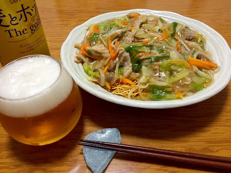 皿うどん feat. 麦ホ🍻|風流料理人さん