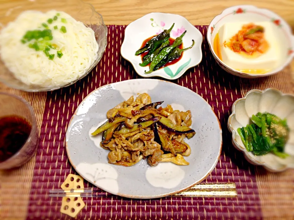 今日のお夕飯＊7/9|ゆきぼぅさん