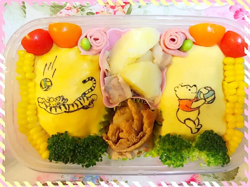 Snapdishの料理写真:今日のお弁当꒰⑅•ᴗ•⑅꒱|kimakimaさん